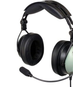 David Clark ONE-XH ANR Headset - Coiled Cord Helicopter Plug