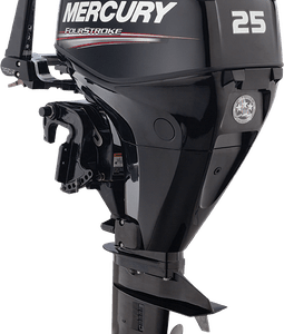2014 Mercury 25 HP 3 Cylinder EFI 4 Stroke 20" (Long Shaft) Tiller Outboard Motor