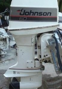 1997 Johnson 60 HP 3 Cylinder Carbureted 2 Stroke 20" (Long Shaft) Outboard Motor