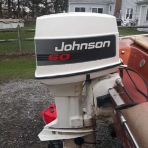 1993 Johnson 60 HP 3 Cylinder 2 Stroke 20" Standard Rotation Outboard Motor