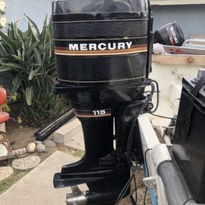 1986 Mercury 115 HP 6-Cylinder Carbureted 2-Stroke 20" (L) Outboard Motor