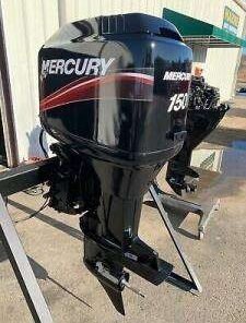 1998 Mercury 150 HP 2.5L V6 Carbureted 2 Stroke 20" (Long Shaft) Outboard Motor
