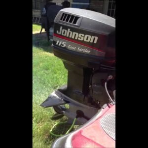 1997 Johnson 115 HP Fast Strike V4 Carbureted 2 Stroke 20" (Long Shaft) Outboard Motor