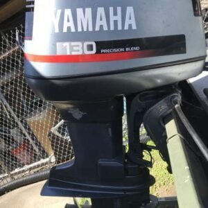 1999 Yamaha 130 HP V4 Carbureted 2-Stroke 25" (X) Outboard Motor.