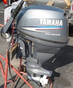 2010 Yamaha 25 HP 2 Cylinder Carbureted 4 Stroke 20" Tiller Outboard Motor