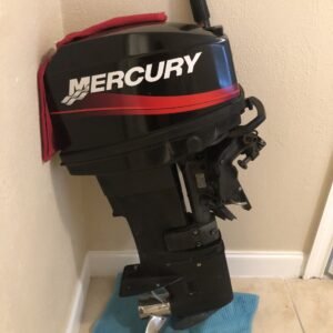 2001 Mercury 25 HP Tiller Carbureted 2 Cylinder 2 Stroke 20" Outboard Motor