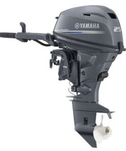 2005 Yamaha 25 HP 2 Cylinder 4 Stroke 15" Tiller Outboard Motor